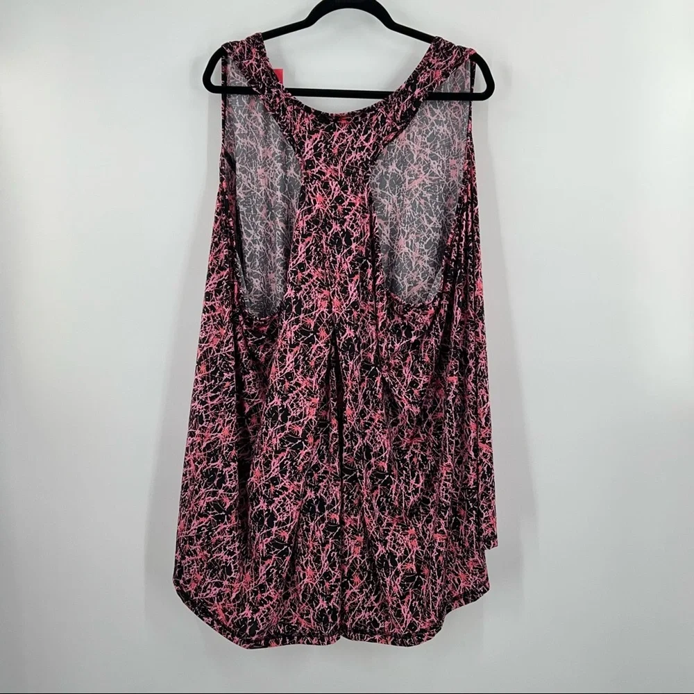 Livi Active Lane Bryant Drape Back Active Tank Top